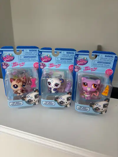 New in box 3 littlest pet shop toys Each $5, or all for $12