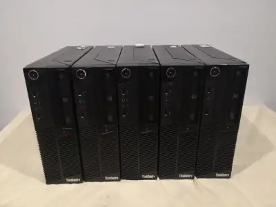 5 Units Lenovo ThinkCentre M90 - $150, View more