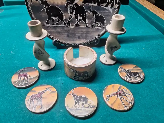African hand carved set62863258574850122