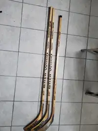 New wood Sherwood PMP 5030 hockeys sticks, left hand
