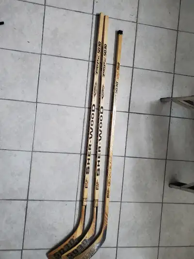 New wood Sherwood PMP 5030 hockeys sticks, left hand, View more