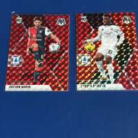 2020-21 PANINI SERIE A RED MOSAIC PRIZM RC - 2 CARD LOT