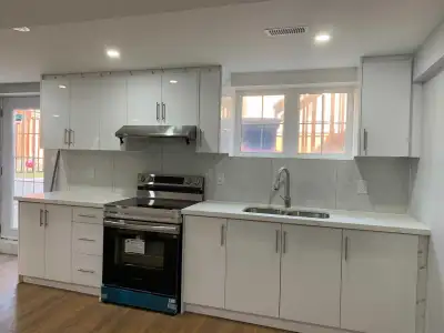 Brand new 2 bedroom Basement apartment with one parking spot is available. Rent as mentioned plus 30...