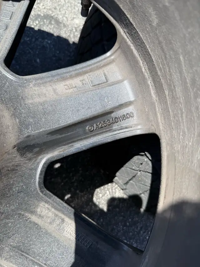 Mercedes OEM GLC rims  with Bridgestone winter tires 235/55/19 in Tires & Rims in City of Toronto - Image 10