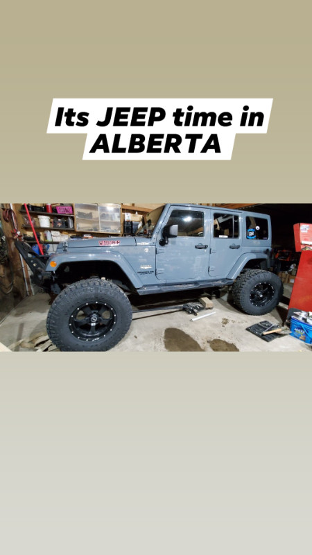 2014 Jeep Wrangler Sahara for sale in Cars & Trucks in St. Albert