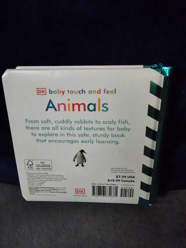 DK Baby Touch and Feel Animals in Children & Young Adult in City of Toronto - Image 3