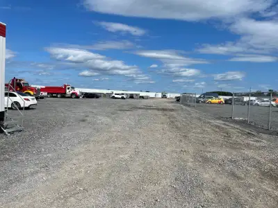 Heavy Industrial Land for Lease. Perfect for Outdoor Storage or Contractor's Yard. Several dimension...