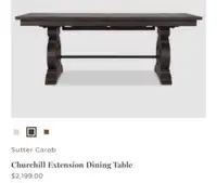 Urban bard dining table & China cabinet