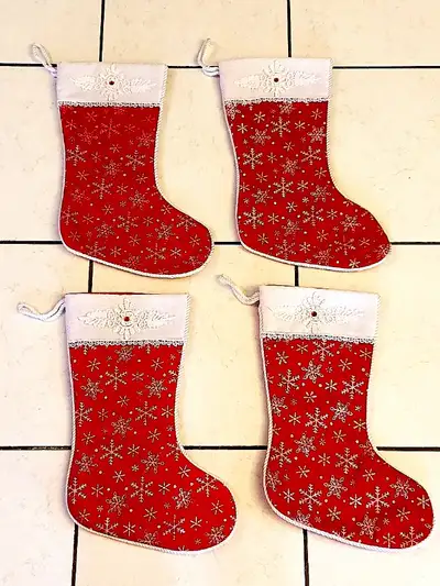 4 New Christmas Stockings, View more