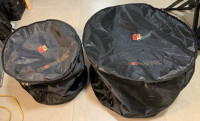 Crossrock 22” Bass Drum and 14” Floor Tom Bags / Cases