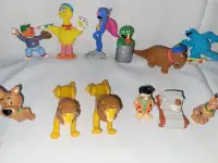 vintage mcdonalds toys (lion king,  muppets, flintstones, scoob)