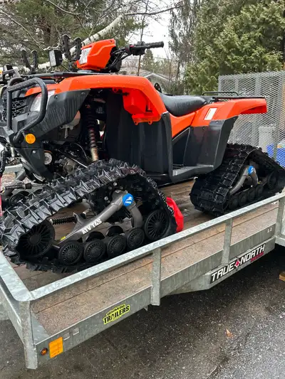 Selling Honda 2016 Foreman 500 with new Camao T4S tracks Don’t have tires and rims tracks only! Bike...