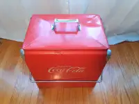 Vintage Coca Cola Metal Cooler from 1950s Nice condition!