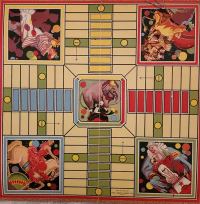 Parcheesi Board Game by The Canada Games Co. Early 1900s, View more