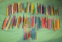 Lot of 278 Colored Pencil Crayons Artists Collectors Crayola