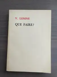 Livre (V. Lénine .. Que faire?)
