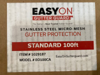 Easy On Gutter Guard - 100 feet - New