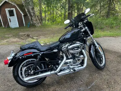 2009 harley davidson sportster 1200 Vivid black -Saddle man seat - Stage 1 - VH pipes -Arlen grips -...