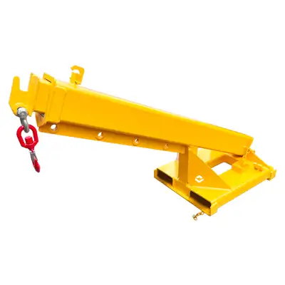 3T Mobile Crane Lifting Hoist Truss Jib Boom Hook 170056, View more