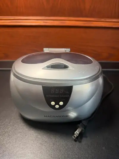 Magnasonic Ultrasonic Cleaner - 20oz Stainless Steel Tank, Digital Timer, 5 Cleaning Modes, Ultrason...