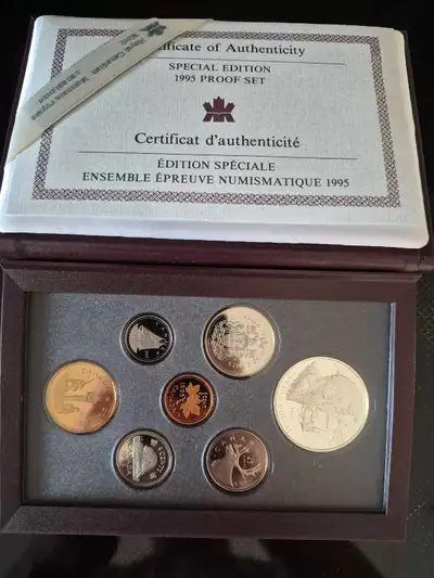 For sale is a beautiful 1995 Royal Canadian Mint Special Edition Proof Set. This set commemorates th...