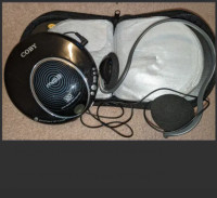 Portable Anti-Skip  CD player, earphone,,CD Holder