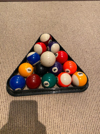 Set of Pool Balls (2 1/16inches)