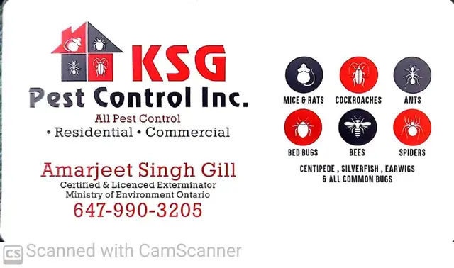 KSG Pest Control Services | Bed Bugs, Roaches, Mice & Rats,