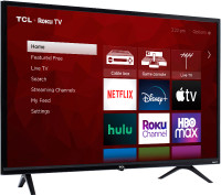 TCL 43" 4K UHD HDR ROKU SMART TV - 43S425-CA $ 385 now $240