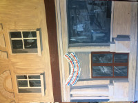 PEI MURAL OF 20TH CENTURY VILLAGE SCENE