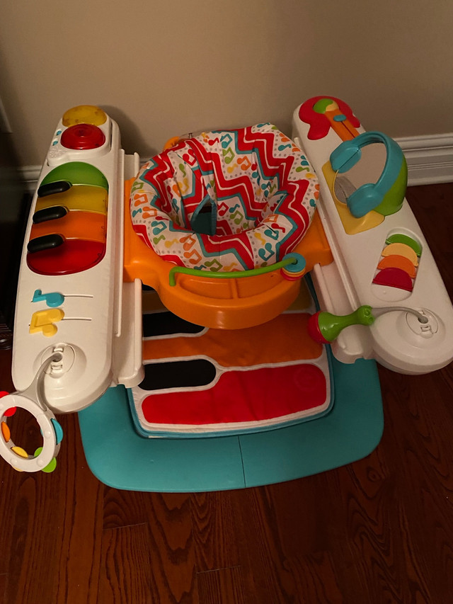 Fisher price 4 in 1 step and play piano  in Playpens, Swings & Saucers in Ottawa