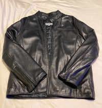 Men's leather jacket size Medium