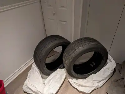 2 michelin tires 245/40ZR17 95Y