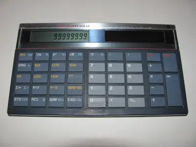 TI-35 Galaxy Solar Scientific Calculator Made in Japan, View more
