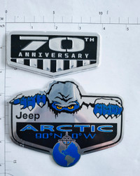 jeep arctic 70 anniversary badge emblem logo