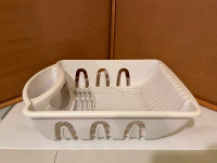Support à vaisselle blanc / White dish washing rack