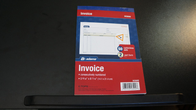 ADAMS INVOICE BOOK in Other in Norfolk County
