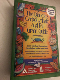 The Diabetes Carbohydrate and Fat Gram Guide $10, paperback