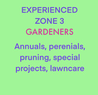 Gardening services! 