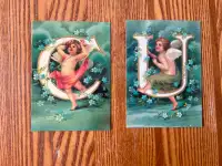 2 cartes postales neuves de PETITS ANGES.