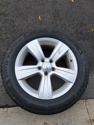 215/60/R17 Bolt pattern 5x114.3 mm Made 2023 23th week.(see the photo) Used Just 1winter. Bought a n...