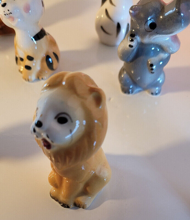 12 - Anamorphic Animal Figurines, Made in Japan - ceramic in Arts & Collectibles in Barrie - Image 4