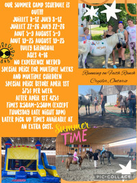 Summer horse / farm / outdoors camps 