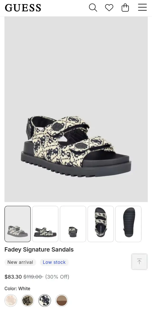 Guess women sandals size 9 - brand new in Women's - Shoes in Oshawa / Durham Region - Image 2