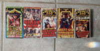 5 Vintage Classic Kung Fu Wu Tang Elton Chong VHS Tapes 