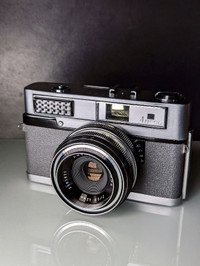 Anscoset 35mm Film Rangefinder Camera w/ Rokkor 45mm 2.8 Lens
