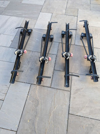 Yakima raptor aero bike racks with Universal Mighty Mounts