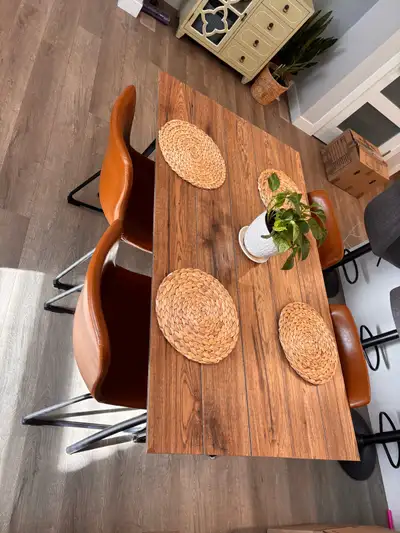 Kitchen table and 4 chairs, View more