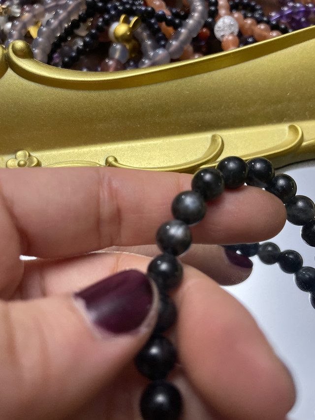 Black sunstone bracelet  in Jewellery & Watches in City of Halifax - Image 2