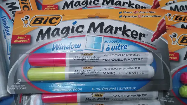 Marqueurs à vitre BIC Magic Markers for Glass Windows in Hobbies & Crafts in City of Montréal - Image 3